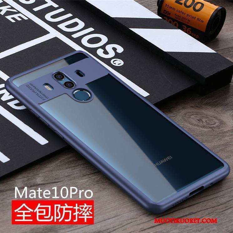 Huawei Mate 10 Pro Kuori Kotelo Silikoni Läpinäkyvä Puhelimen Kuoret All Inclusive Musta Ultra