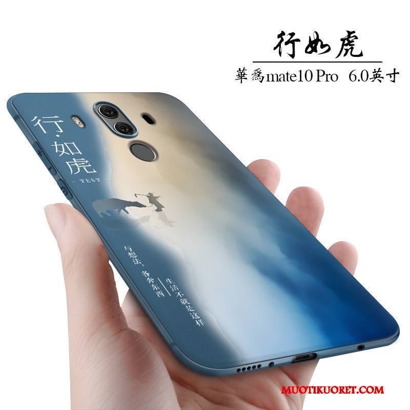 Huawei Mate 10 Pro Kuori Kotelo Vihreä Persoonallisuus Murtumaton Silikoni Luova Pieni