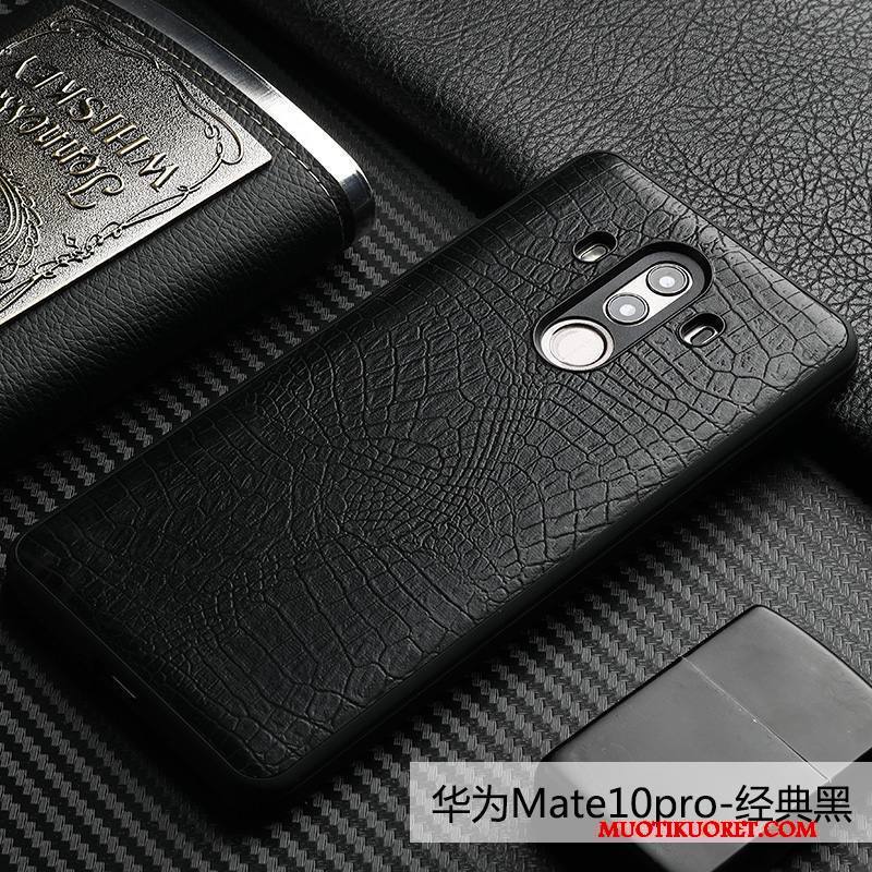 Huawei Mate 10 Pro Kuori Krokotiili Nahkakotelo Puhelimen Kuoret Liiketoiminta All Inclusive Murtumaton