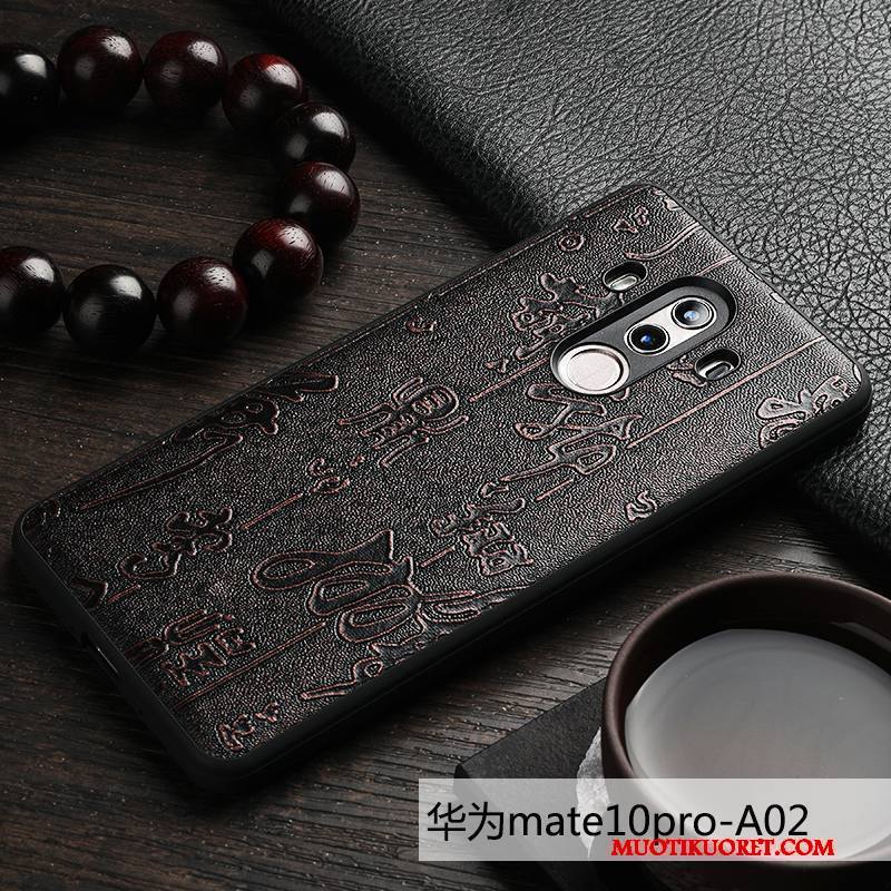 Huawei Mate 10 Pro Kuori Liiketoiminta All Inclusive Kiinalainen Tyyli Nahka Murtumaton Puhelimen Kuoret Nahkakotelo