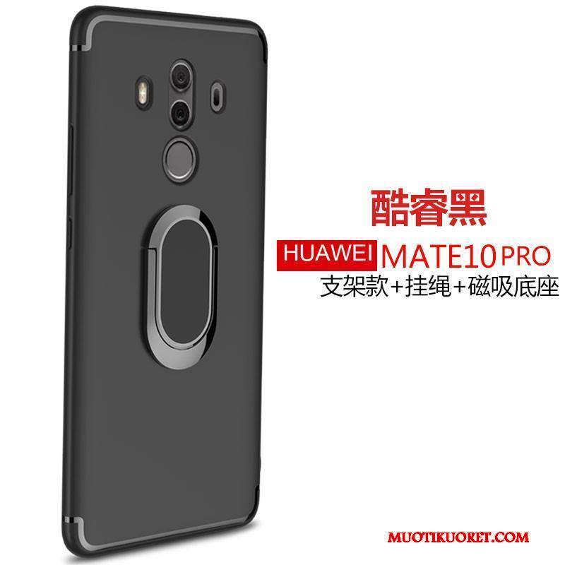 Huawei Mate 10 Pro Kuori Pesty Suede Suojaus Puhelimen Kuoret Murtumaton Ripustettavat Koristeet Pehmeä Neste Sininen