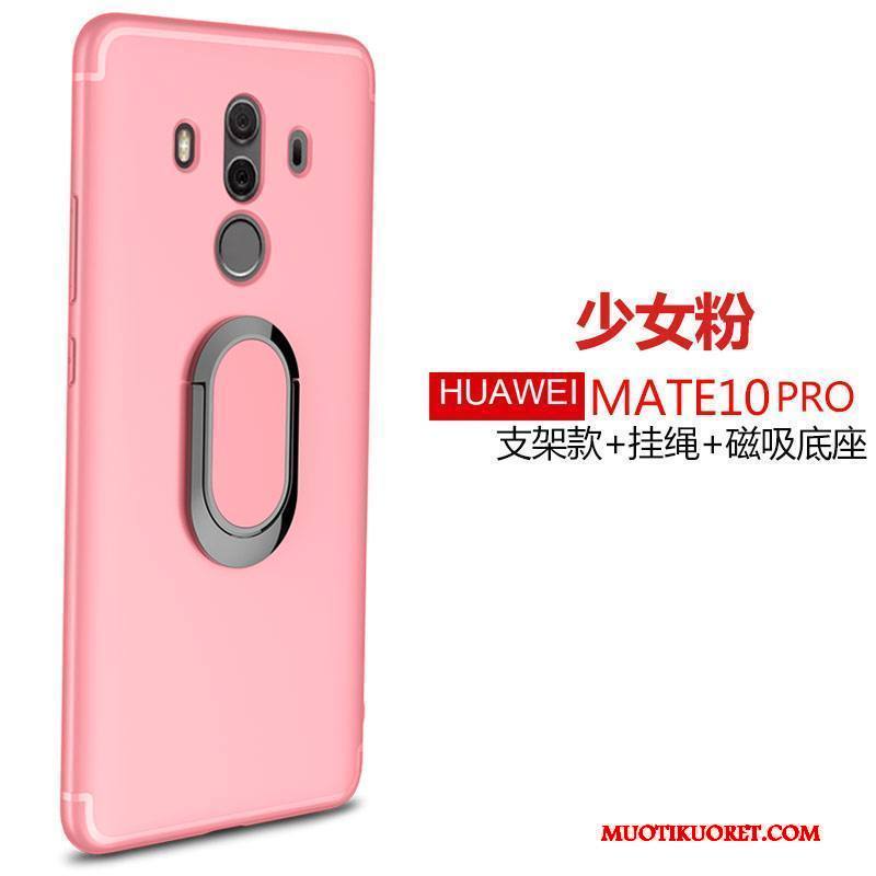 Huawei Mate 10 Pro Kuori Pesty Suede Suojaus Puhelimen Kuoret Murtumaton Ripustettavat Koristeet Pehmeä Neste Sininen