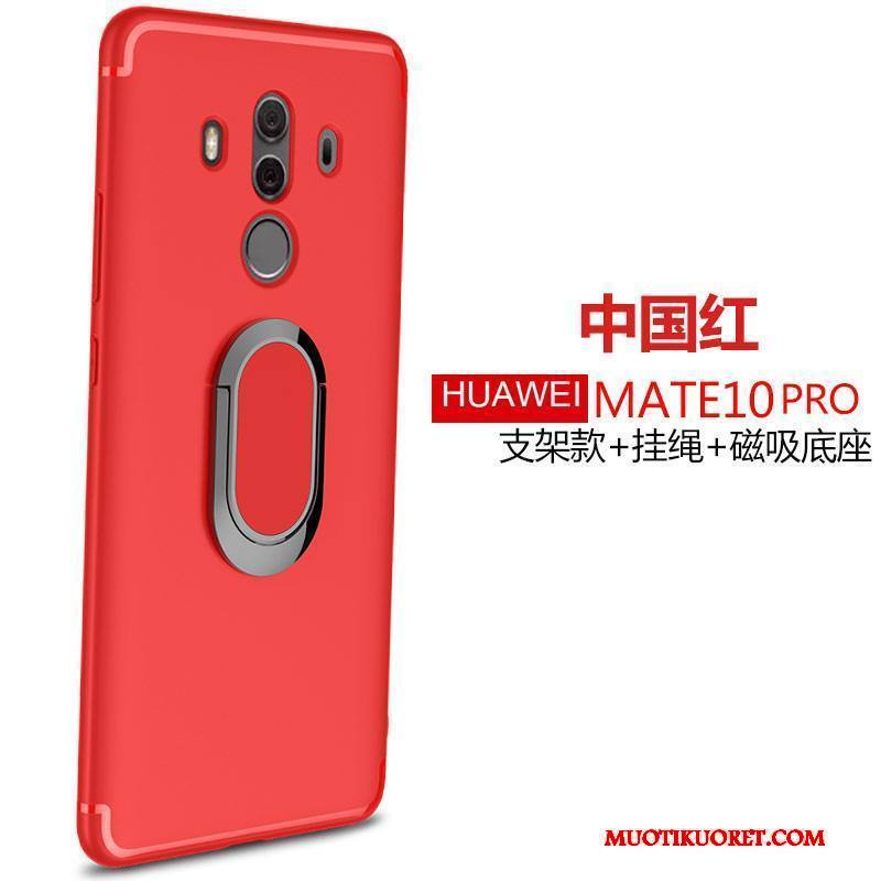 Huawei Mate 10 Pro Kuori Pesty Suede Suojaus Puhelimen Kuoret Murtumaton Ripustettavat Koristeet Pehmeä Neste Sininen