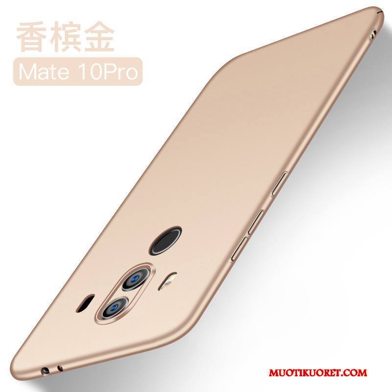 Huawei Mate 10 Pro Kuori Puhelimen Kuoret Kotelo Suojaus Kulta Pesty Suede All Inclusive Kova