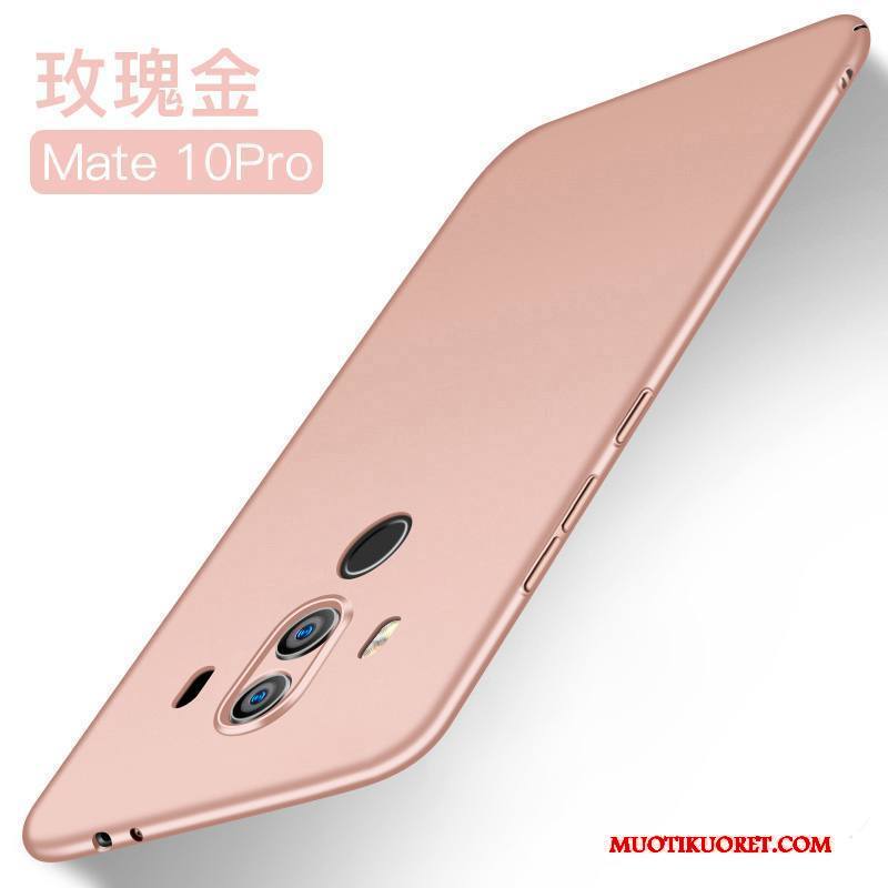 Huawei Mate 10 Pro Kuori Puhelimen Kuoret Kotelo Suojaus Kulta Pesty Suede All Inclusive Kova