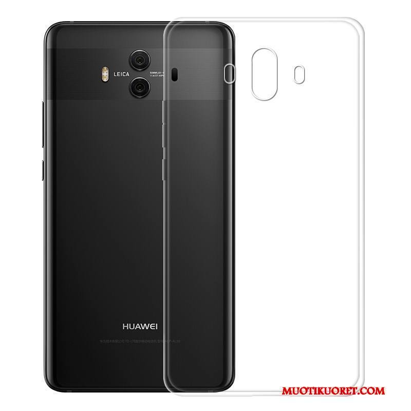 Huawei Mate 10 Pro Kuori Puhelimen Kuoret Pinnoitus Läpinäkyvä Tyylikäs Silikoni Kulta Ylellisyys