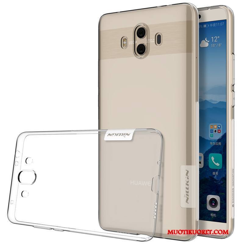 Huawei Mate 10 Pro Ultra Silikoni Liukumaton Puhelimen Kuoret Pehmeä Neste Harmaa Kuori