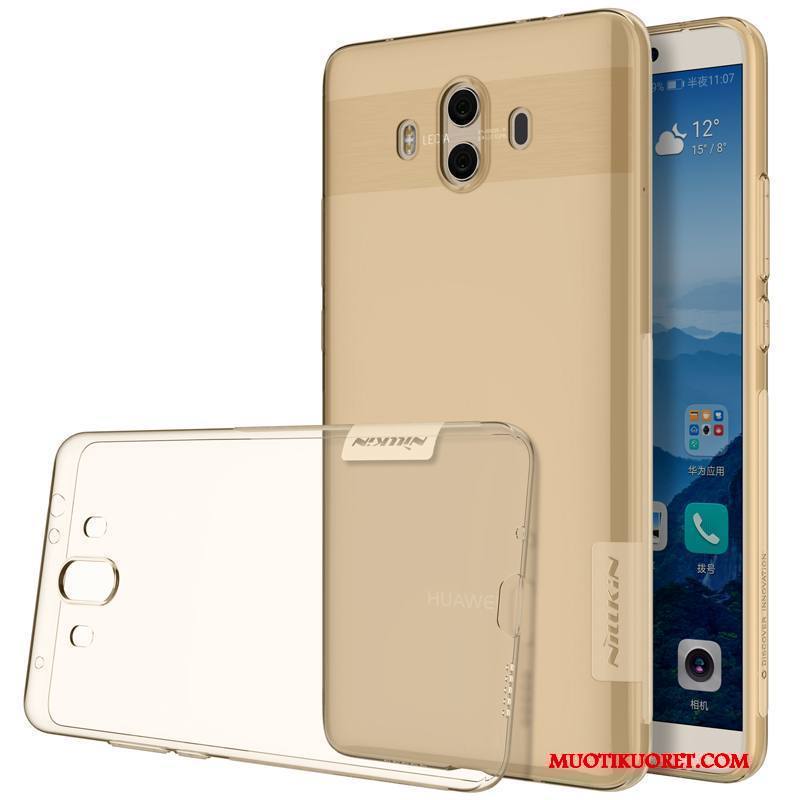 Huawei Mate 10 Pro Ultra Silikoni Liukumaton Puhelimen Kuoret Pehmeä Neste Harmaa Kuori