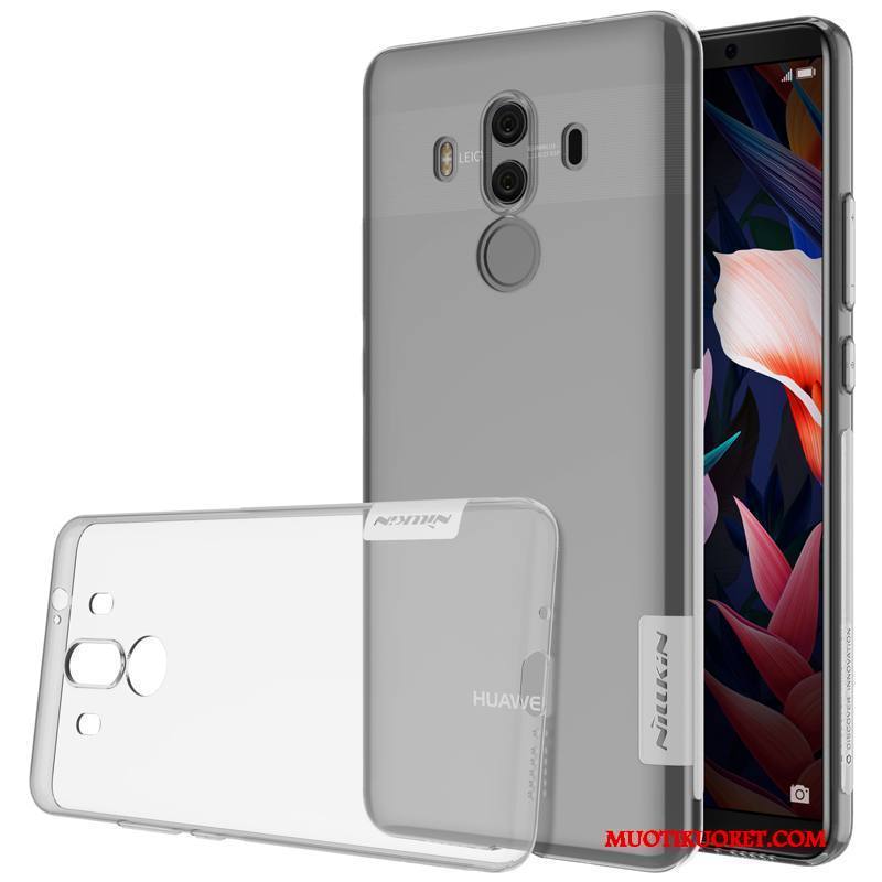 Huawei Mate 10 Pro Ultra Silikoni Liukumaton Puhelimen Kuoret Pehmeä Neste Harmaa Kuori