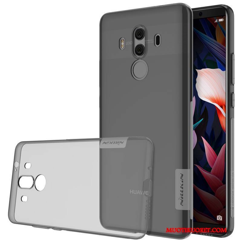 Huawei Mate 10 Pro Ultra Silikoni Liukumaton Puhelimen Kuoret Pehmeä Neste Harmaa Kuori