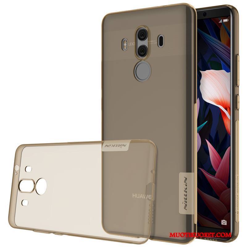 Huawei Mate 10 Pro Ultra Silikoni Liukumaton Puhelimen Kuoret Pehmeä Neste Harmaa Kuori