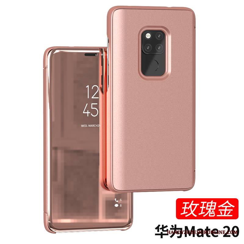 Huawei Mate 20 Kuori Murtumaton Kulta Puhelimen Puhelimen Kuoret Peili Tuki Suojaus