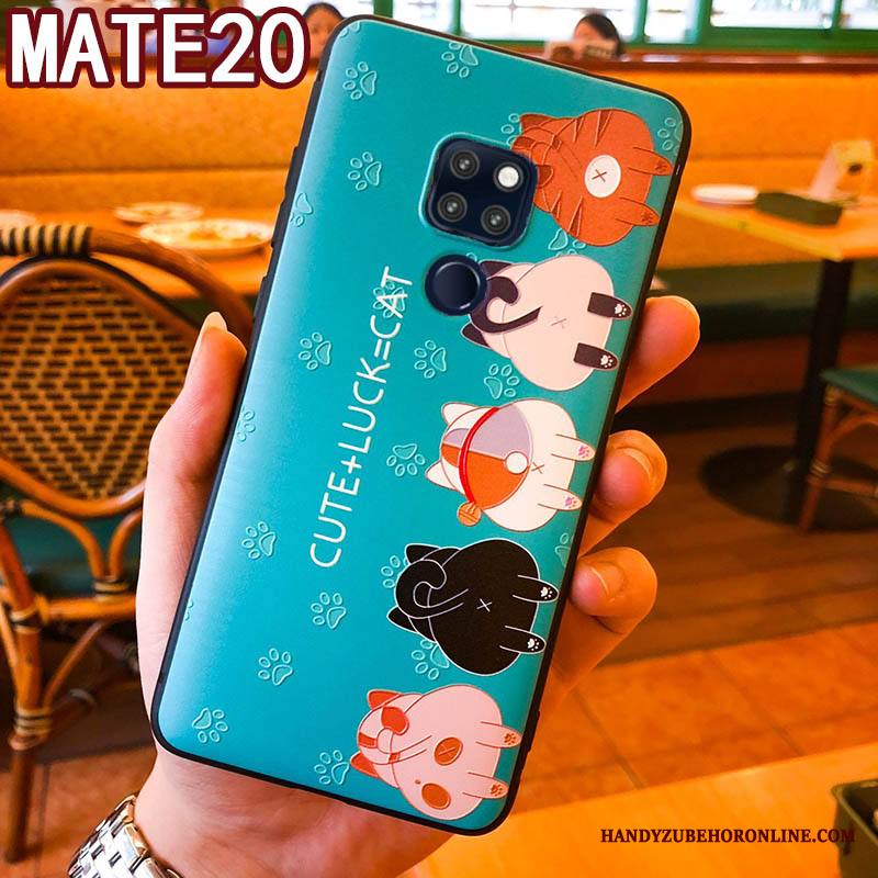 Huawei Mate 20 Kuori Silikoni Kotelo Suojaus Jauhe Pehmeä Neste Yksinkertainen Murtumaton