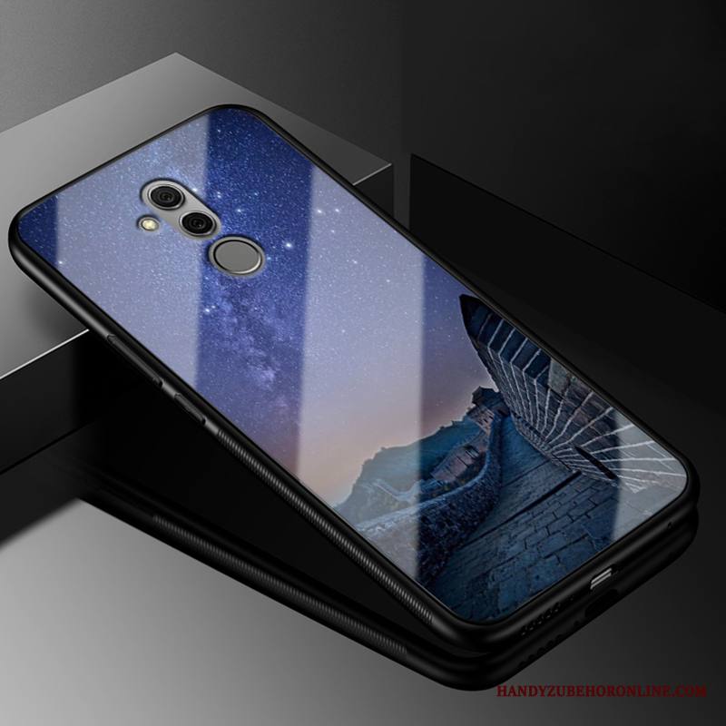 Huawei Mate 20 Lite Kuori Silikoni Kotelo Murtumaton Luova Sininen Taide Persoonallisuus