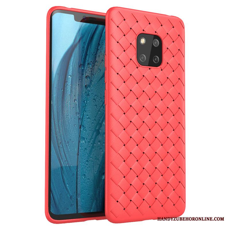 Huawei Mate 20 Pro Kuori Liukumaton All Inclusive Violetti Kotelo Suojaus Kukkakuvio Säteilevä