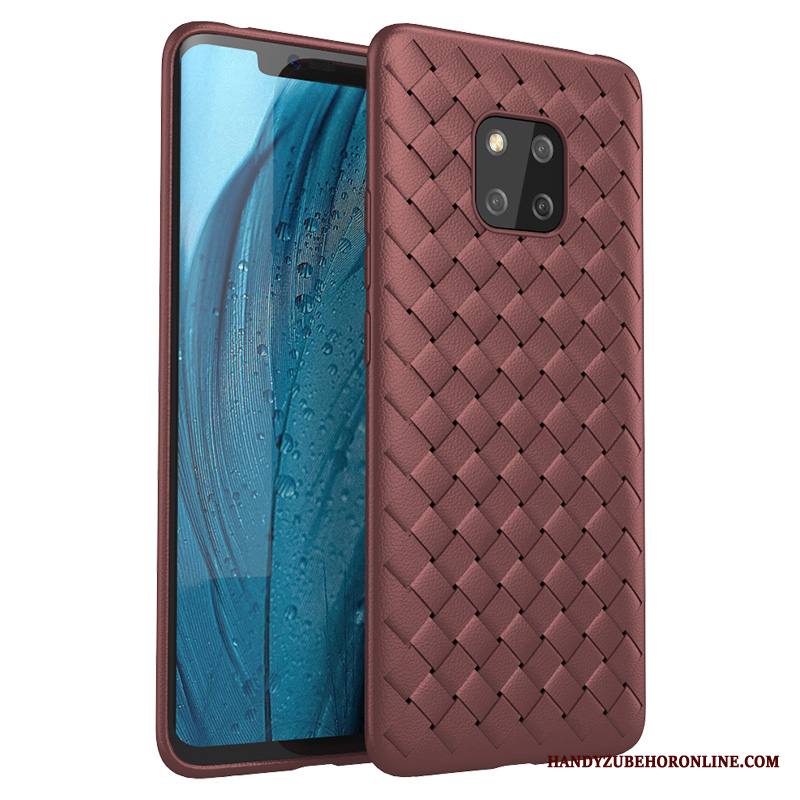 Huawei Mate 20 Pro Kuori Liukumaton All Inclusive Violetti Kotelo Suojaus Kukkakuvio Säteilevä