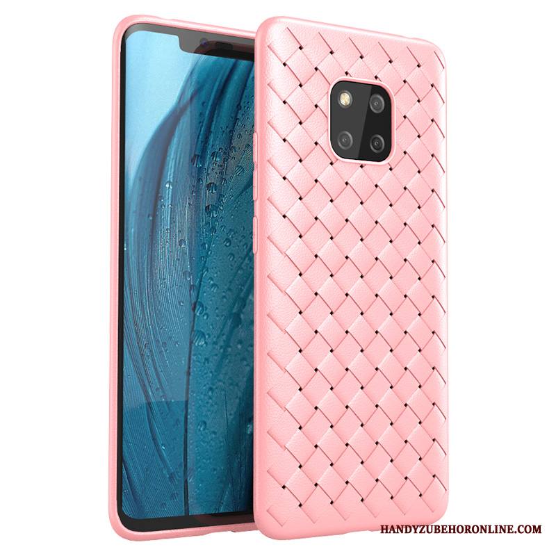 Huawei Mate 20 Pro Kuori Liukumaton All Inclusive Violetti Kotelo Suojaus Kukkakuvio Säteilevä