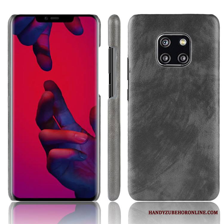 Huawei Mate 20 Rs Kova Suojaus Puhelimen Kuoret Kukkakuvio Kuori Punainen Kotelo