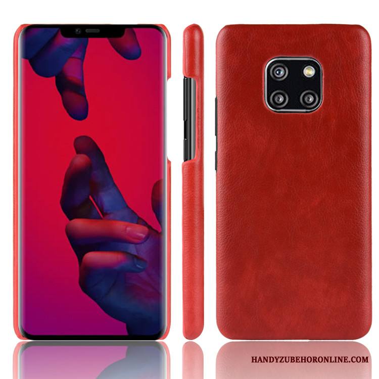 Huawei Mate 20 Rs Kova Suojaus Puhelimen Kuoret Kukkakuvio Kuori Punainen Kotelo