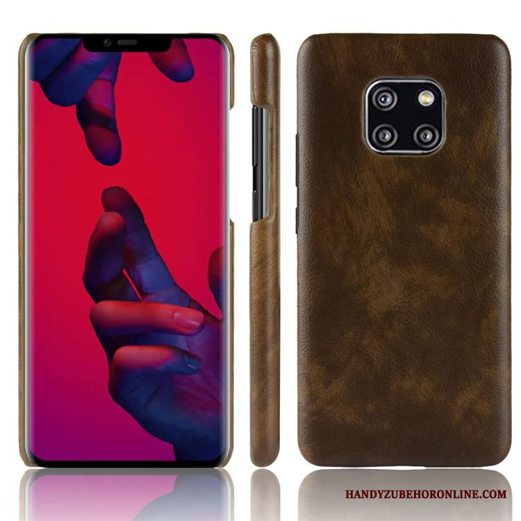 Huawei Mate 20 Rs Kova Suojaus Puhelimen Kuoret Kukkakuvio Kuori Punainen Kotelo