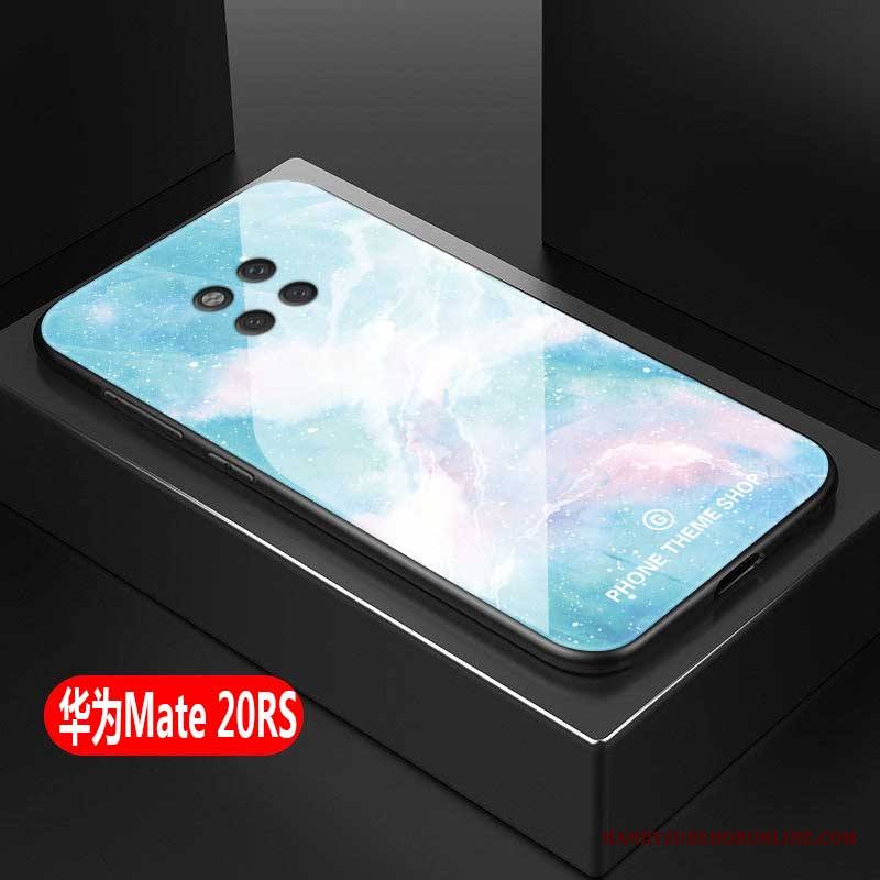 Huawei Mate 20 Rs Kuori Puhelimen Kuoret Lasi Luova Valkoinen Silikoni Persoonallisuus Pehmeä Neste