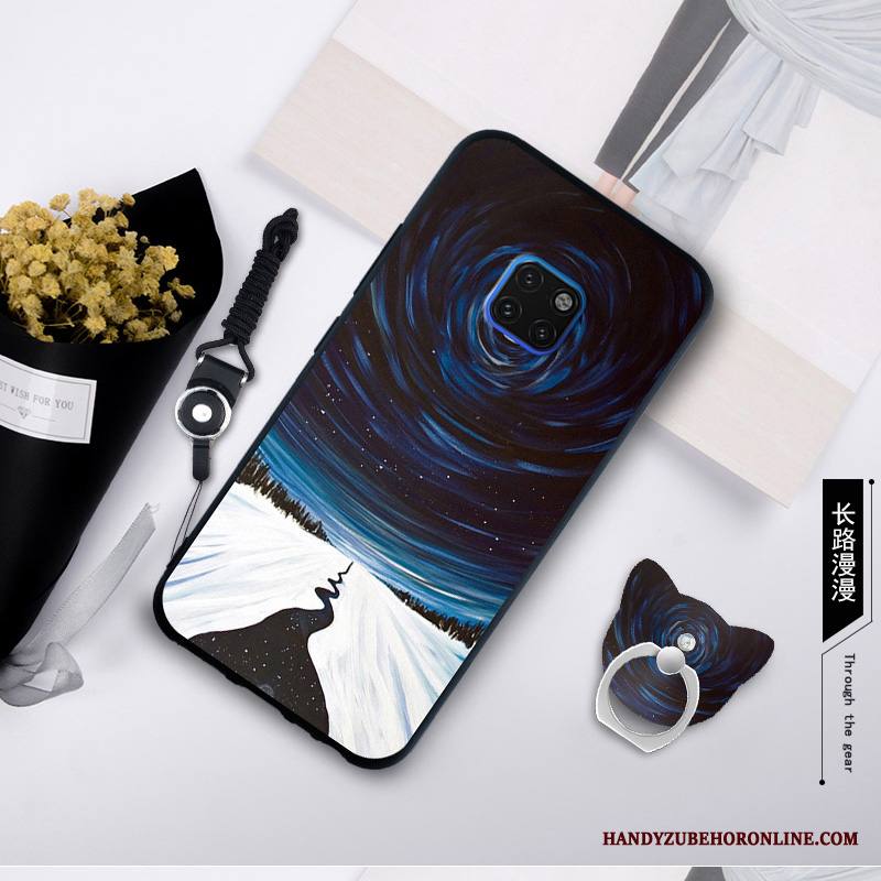 Huawei Mate 20 Rs Valkoinen Kotelo Pehmeä Neste Kuori Puhelimen Kuoret Suuntaus Tila