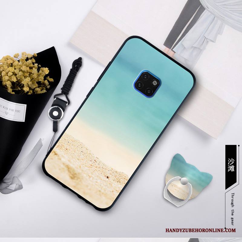 Huawei Mate 20 Rs Valkoinen Kotelo Pehmeä Neste Kuori Puhelimen Kuoret Suuntaus Tila