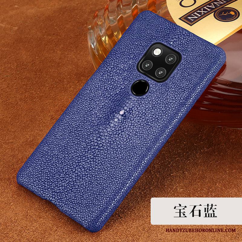 Huawei Mate 20 X Murtumaton Aito Nahka Kuori Tide-brändi Kova Suojaus Ylellisyys