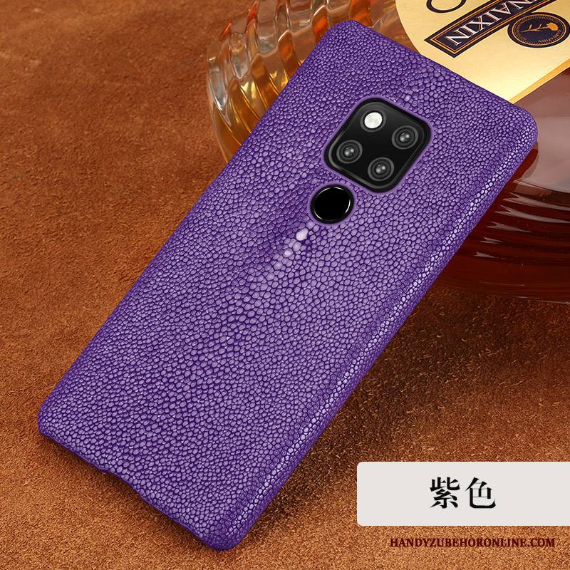 Huawei Mate 20 X Murtumaton Aito Nahka Kuori Tide-brändi Kova Suojaus Ylellisyys