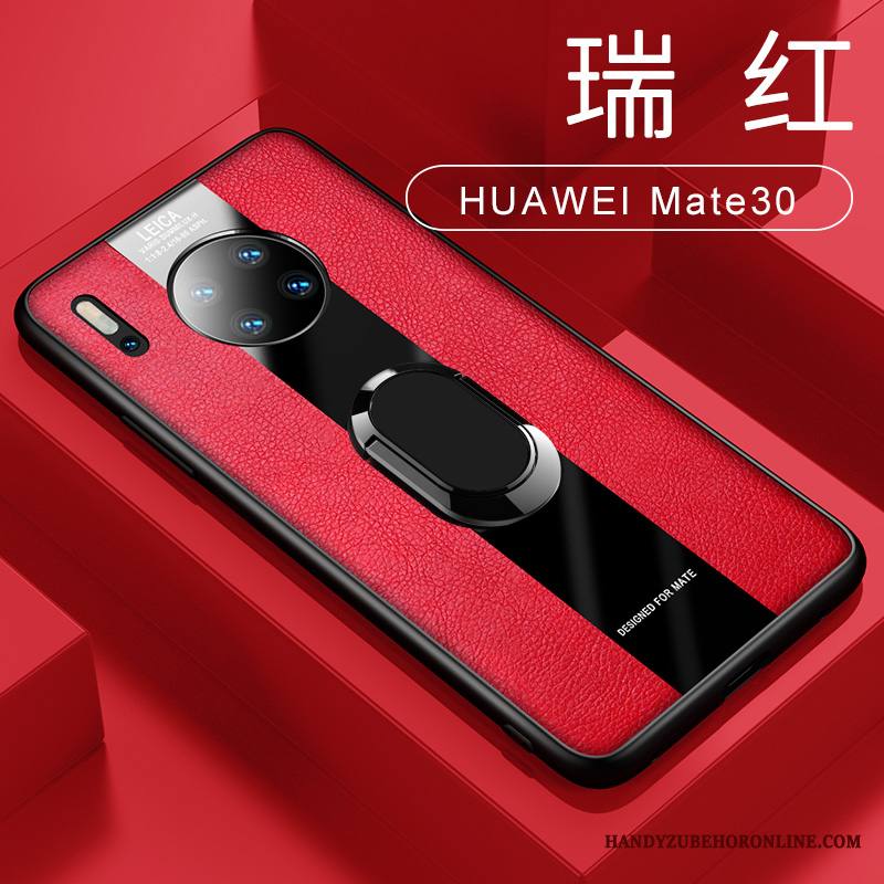 Huawei Mate 30 Kuori All Inclusive Ultra Vihreä Nahkakotelo Auto Murtumaton Puhelimen Kuoret