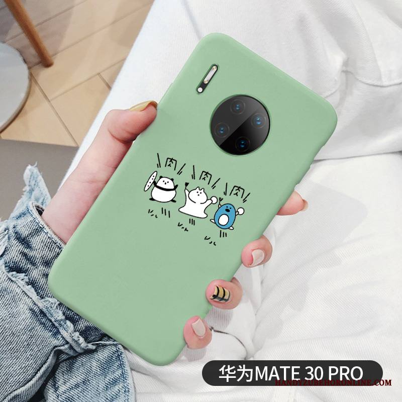 Huawei Mate 30 Pro Kuori Koira Murtumaton Ohut Trendi Pesty Suede Jauhe Luova