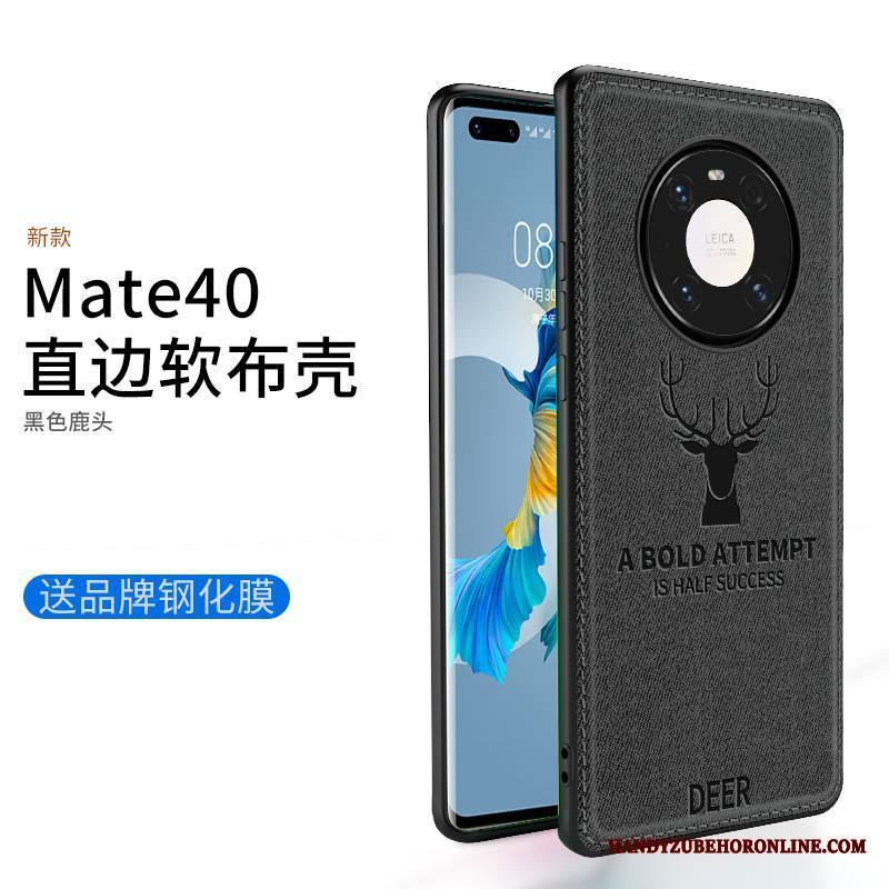 Huawei Mate 40 Harmaa Puhelimen Kuoret Murtumaton All Inclusive Ultra Kuori Pesty Suede