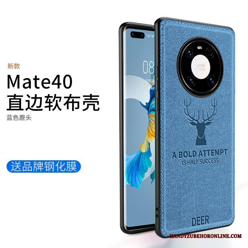 Huawei Mate 40 Harmaa Puhelimen Kuoret Murtumaton All Inclusive Ultra Kuori Pesty Suede