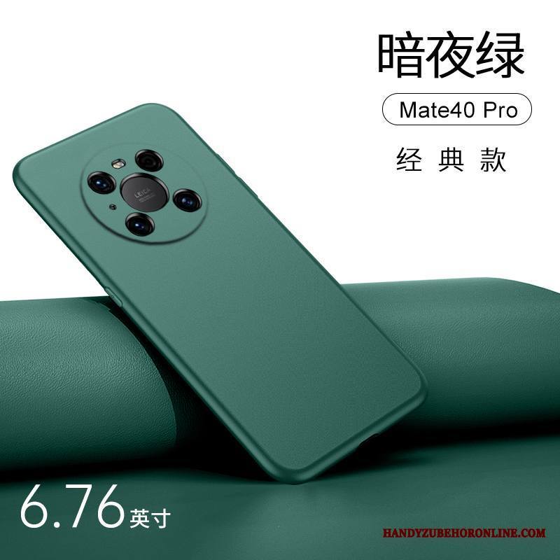 Huawei Mate 40 Pro Kuori Kotelo Puhelimen Kuoret Pehmeä Neste Yksinkertainen All Inclusive Silikoni Auto