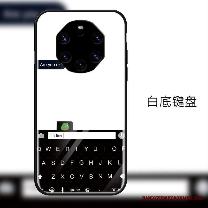Huawei Mate 40 Rs Kuori Puhelimen Kuoret Lasi Yksinkertainen Kotelo Peili Trendi Suojaus