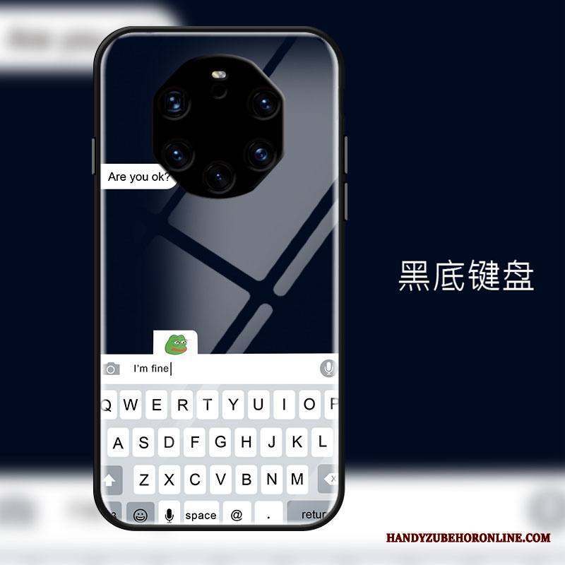 Huawei Mate 40 Rs Kuori Puhelimen Kuoret Lasi Yksinkertainen Kotelo Peili Trendi Suojaus