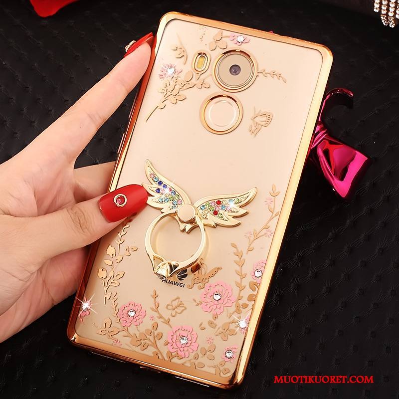 Huawei Mate 8 Strassi Suojaus Rhinestone Inlay Kotelo Kuori Jauhe Puhelimen Kuoret