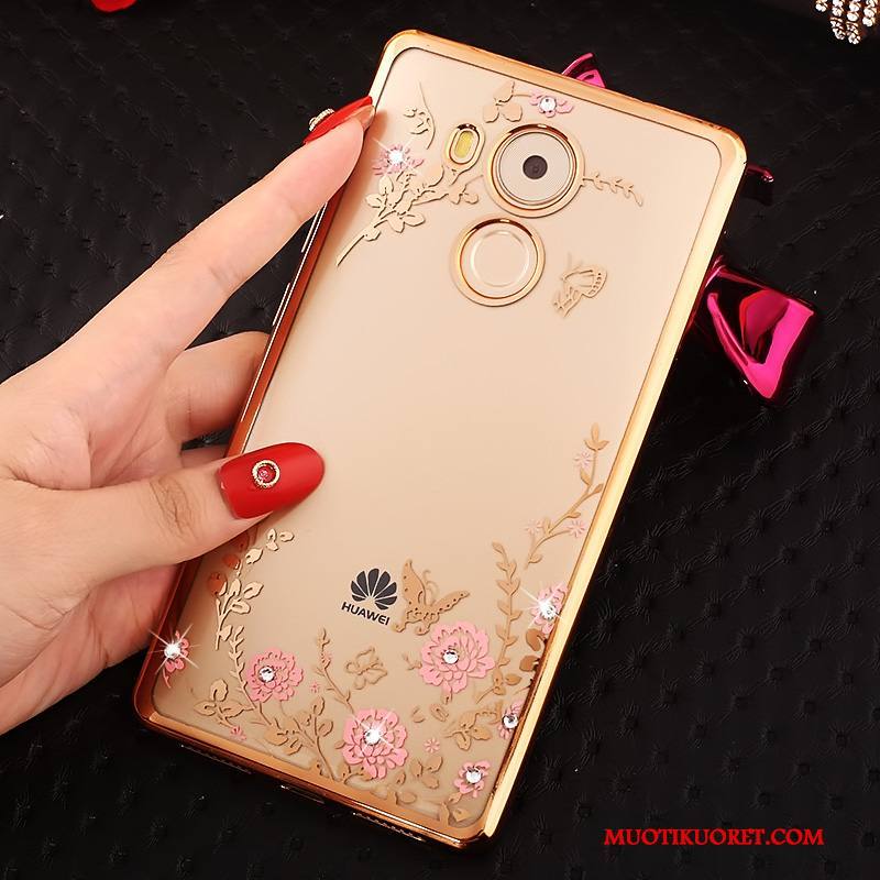 Huawei Mate 8 Strassi Suojaus Rhinestone Inlay Kotelo Kuori Jauhe Puhelimen Kuoret