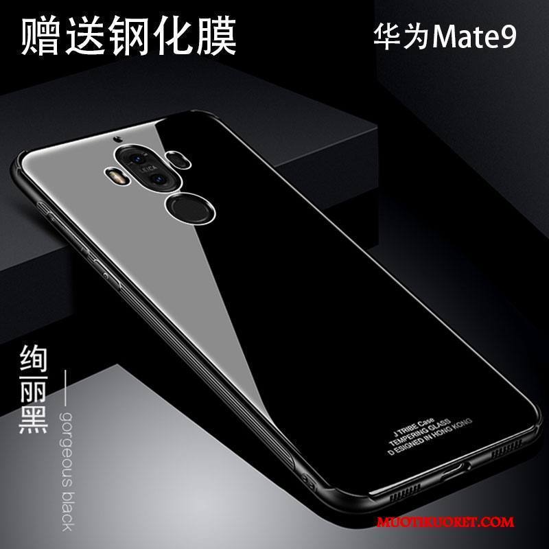 Huawei Mate 9 Kuori Kotelo Musta Persoonallisuus Metalli Trendi Murtumaton Puhelimen Kuoret