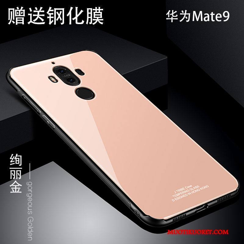 Huawei Mate 9 Kuori Kotelo Musta Persoonallisuus Metalli Trendi Murtumaton Puhelimen Kuoret