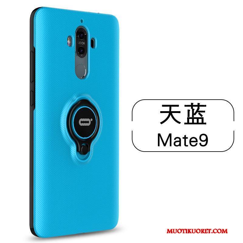 Huawei Mate 9 Kuori Murtumaton Kotelo Rengas Vihreä Tuki Silikoni Suojaus