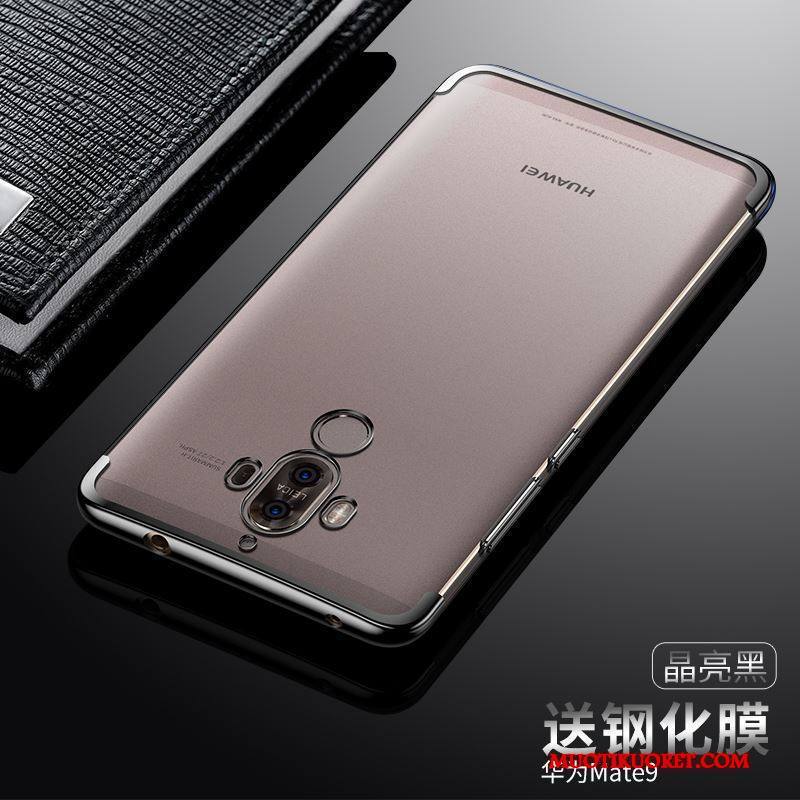 Huawei Mate 9 Kuori Tide-brändi Ultra Ohut Juoksuhiekka Silikoni Pinkki Läpinäkyvä