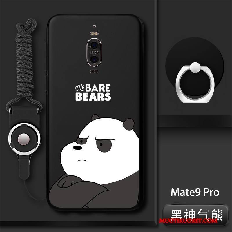 Huawei Mate 9 Pro Kuori Kotelo Murtumaton Silikoni Puhelimen Kuoret Luova Musta All Inclusive