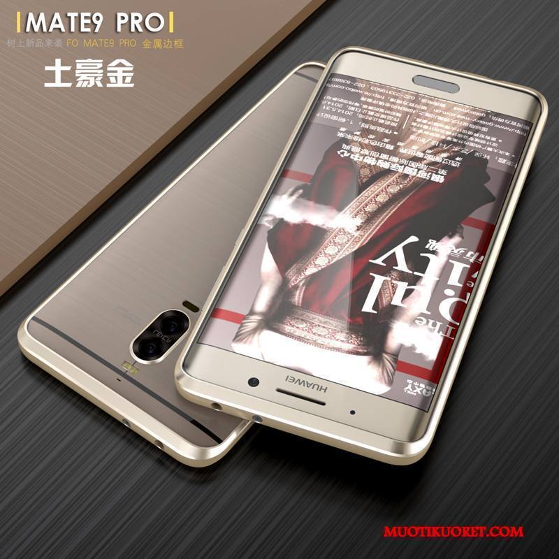 Huawei Mate 9 Pro Kuori Luova Murtumaton Trendi Kehys Ohut Violetti Puhelimen Kuoret