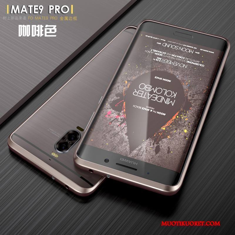 Huawei Mate 9 Pro Kuori Luova Murtumaton Trendi Kehys Ohut Violetti Puhelimen Kuoret