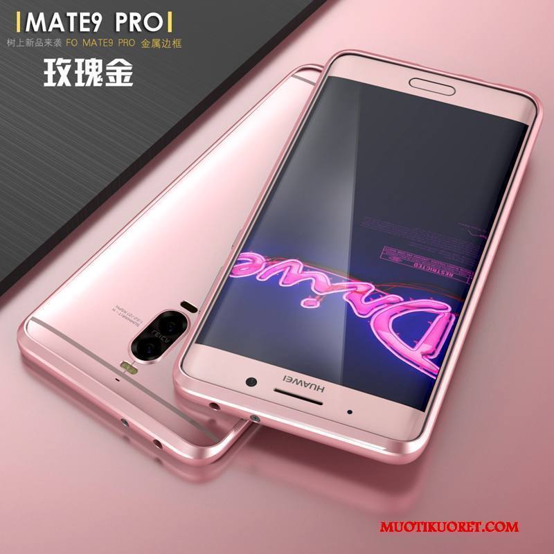 Huawei Mate 9 Pro Kuori Luova Murtumaton Trendi Kehys Ohut Violetti Puhelimen Kuoret