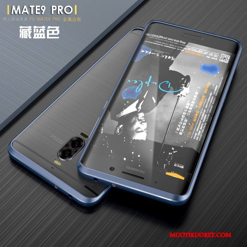 Huawei Mate 9 Pro Kuori Luova Murtumaton Trendi Kehys Ohut Violetti Puhelimen Kuoret