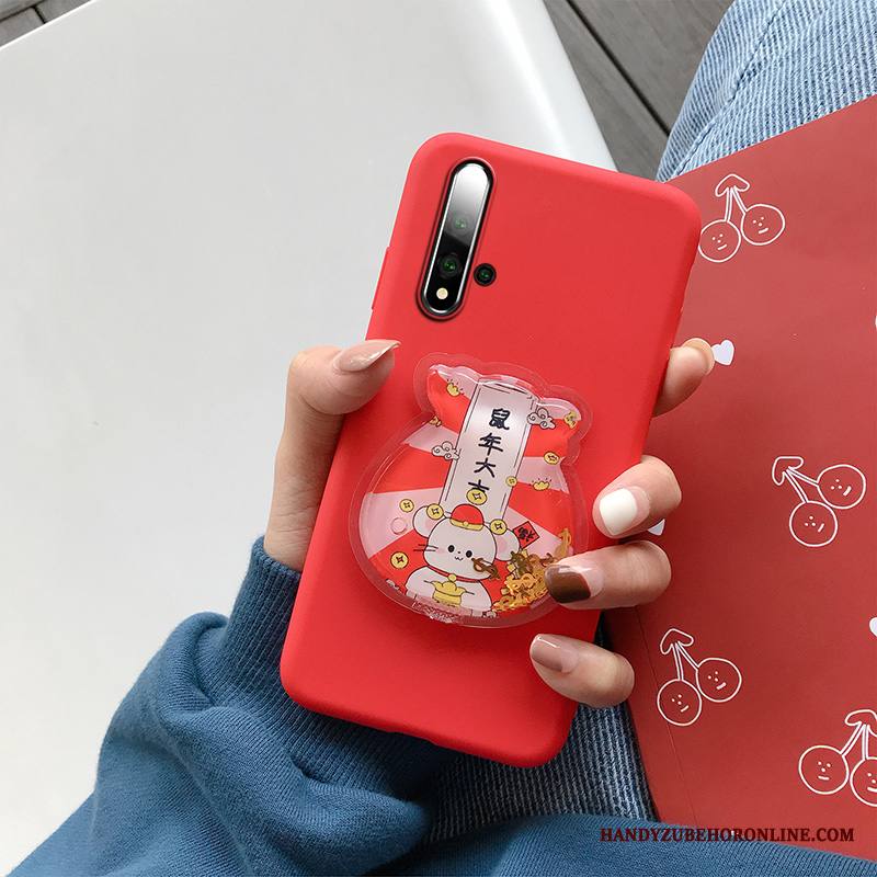 Huawei Nova 5t Kuori Juoksuhiekka Rakastunut Ihana Sarjakuva Rotta Silikoni Puhelimen Kuoret