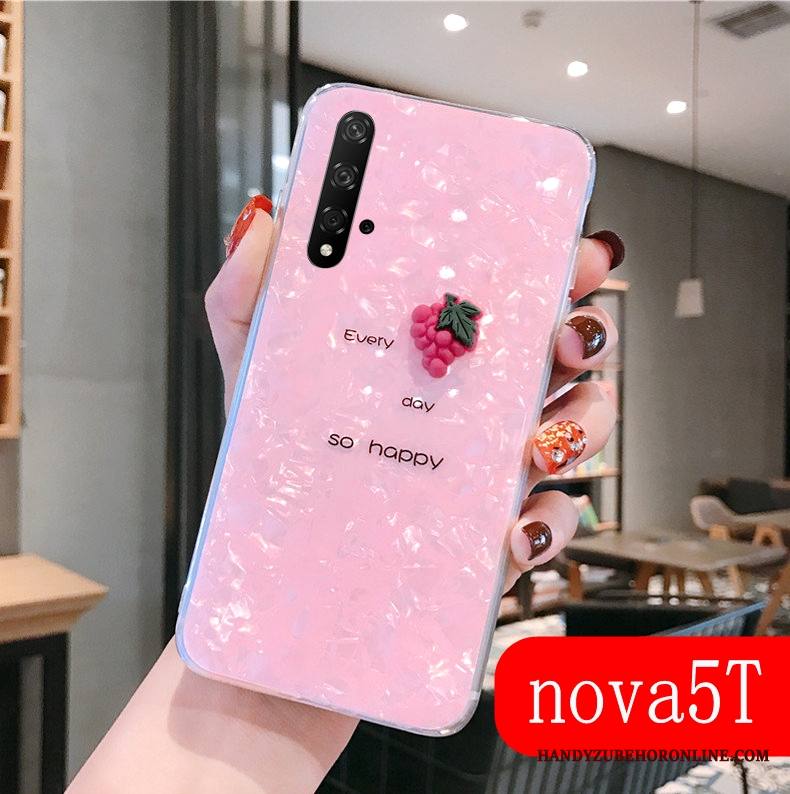 Huawei Nova 5t Kuori Läpinäkyvä Tide-brändi Trendi Luova Puhelimen Kuoret Net Red Pehmeä Neste