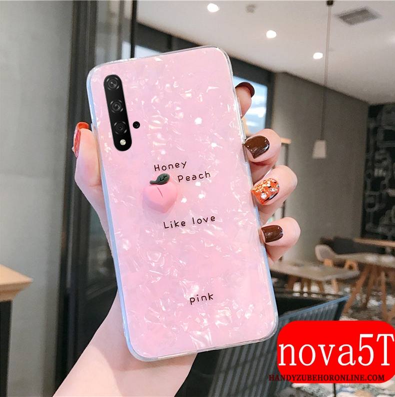 Huawei Nova 5t Kuori Läpinäkyvä Tide-brändi Trendi Luova Puhelimen Kuoret Net Red Pehmeä Neste